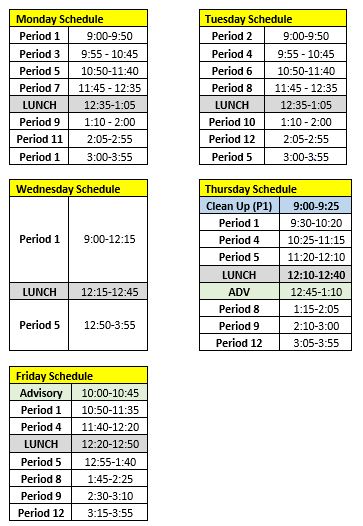 exhibition-week-bell-schedules-fall-2016