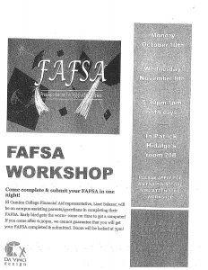 FASFA Workshop Flyer
