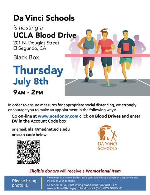 blood drive: July 8th